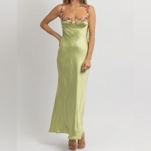 JEN GREEN MAXI DRESS